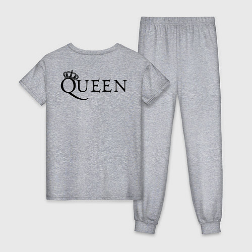 Женская пижама Queen двусторонняя / Меланж – фото 2