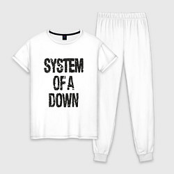 Женская пижама System of a down
