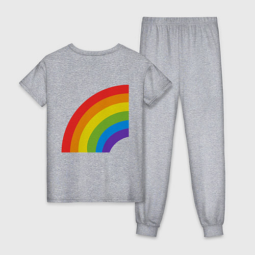 Женская пижама 6IX9INE: GOOBA НА СПИНЕ / Меланж – фото 2