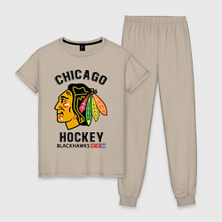 Женская пижама CHICAGO BLACKHAWKS NHL