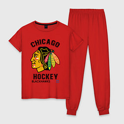 Женская пижама CHICAGO BLACKHAWKS NHL