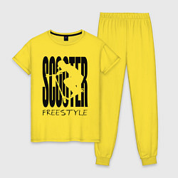 Женская пижама Самокатер на стиле