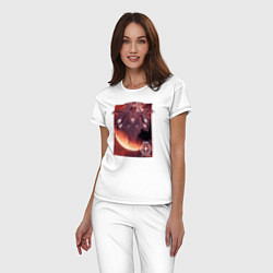 Пижама хлопковая женская Star Citizen The Hammerhead, цвет: белый — фото 2