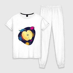 Женская пижама Space Apple Космическое яблоко
