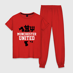 Женская пижама Манчестер Юнайтед Red Devils