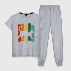 Женская пижама Walking Cat