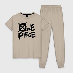 Женская пижама One Piece Большой куш лого