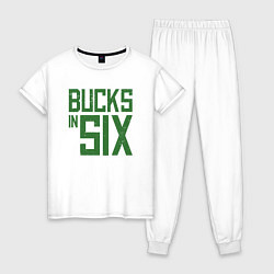 Женская пижама Bucks In Six