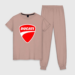 Женская пижама DUCATI ДУКАТИ ЭМБЛЕМА