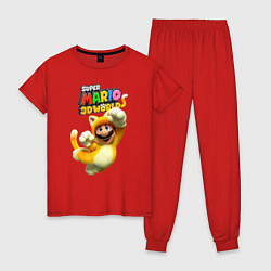 Женская пижама Super Mario 3D world animals
