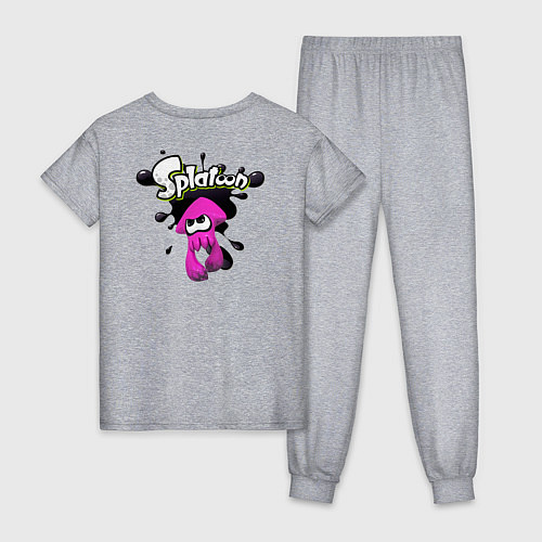 Женская пижама Splatoon Gun / Меланж – фото 2
