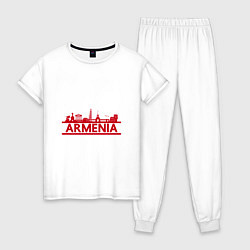 Женская пижама Armenia in Red