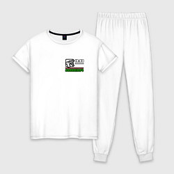 Пижама хлопковая женская GTA SAN ANDEAS, ГТА, цвет: белый