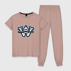 Женская пижама Wilmington sharks - baseball team