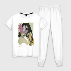 Женская пижама Andy Warhol - Mick Jagger sketch