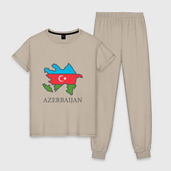 Женская пижама Map Azerbaijan