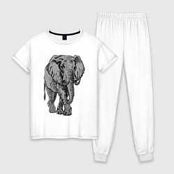 Женская пижама Огромный могучий слон