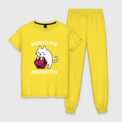 Женская пижама Dungeon Meowster