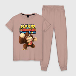 Женская пижама Mario Donkey Kong Nintendo Gorilla