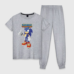 Женская пижама Sonic Hedgehog Video game!