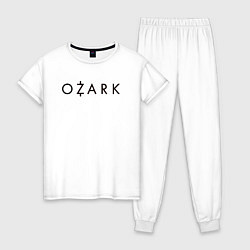 Женская пижама Ozark black logo