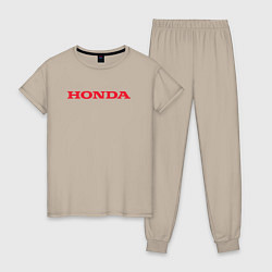 Женская пижама HONDA ХОНДА LOGO спина