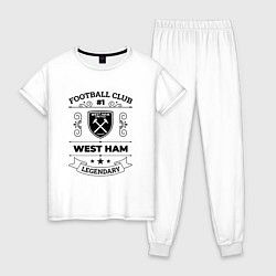 Женская пижама West Ham: Football Club Number 1 Legendary