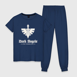 Женская пижама Темные ангелы лого винтаж