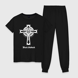 Женская пижама Black sabbath крест