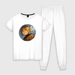 Пижама хлопковая женская Теото Рикка - 86, цвет: белый