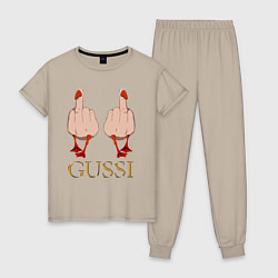 Женская пижама Два весёлых гуся - GUSSI - Fashion 2055