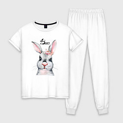 Женская пижама Кролик - символ 2023 года
