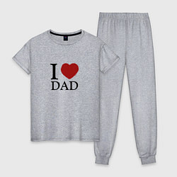 Женская пижама I love dad