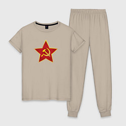 Женская пижама СССР звезда