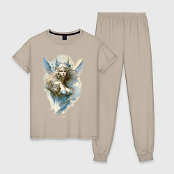 Женская пижама Царевна-Лебедь ангел - нейросеть