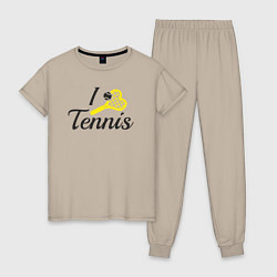Женская пижама Love tennis