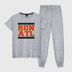 Женская пижама Run Atlanta Hawks
