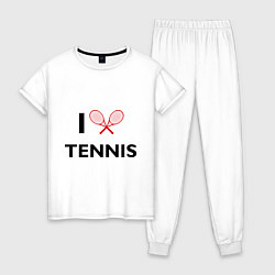 Женская пижама I Love Tennis