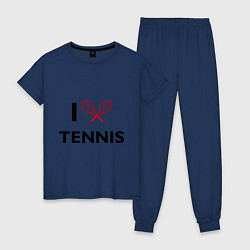 Женская пижама I Love Tennis