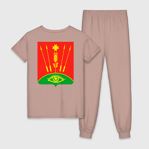 Женская пижама Глазовский район / Пыльно-розовый – фото 2
