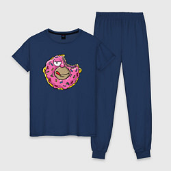 Женская пижама Гомер пончик
