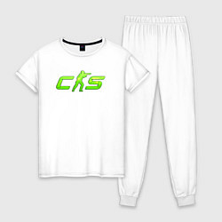 Женская пижама CS2 green logo