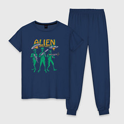 Женская пижама Alien area