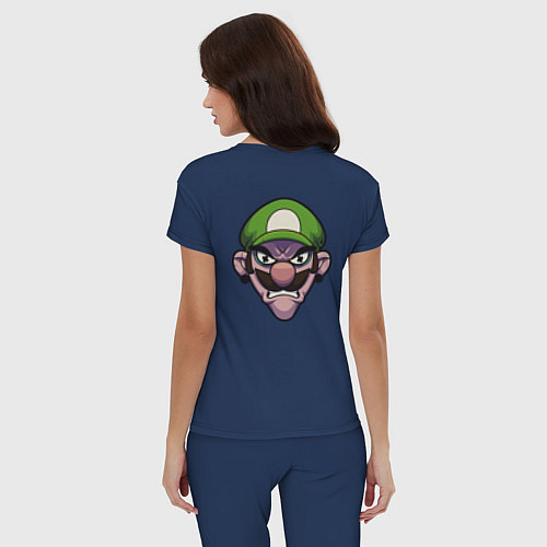 Женская пижама Злые братья / Тёмно-синий – фото 4