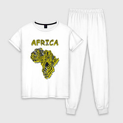 Женская пижама Zebra Africa
