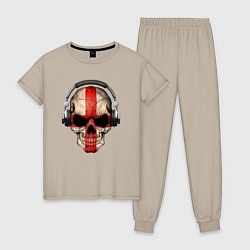 Женская пижама England music skull