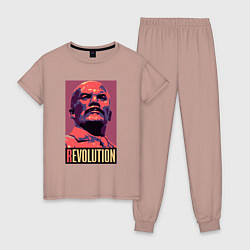 Женская пижама Lenin revolution