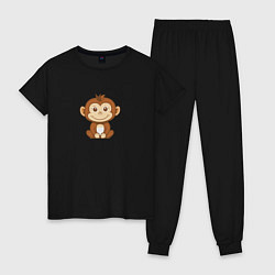 Женская пижама Маленькая обезьяна