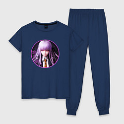 Пижама хлопковая женская Кёко Киригири: Danganronpa, цвет: тёмно-синий