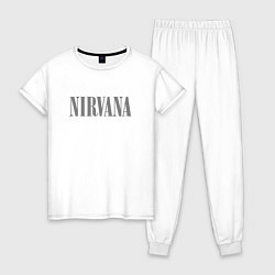 Женская пижама Nirvana black album